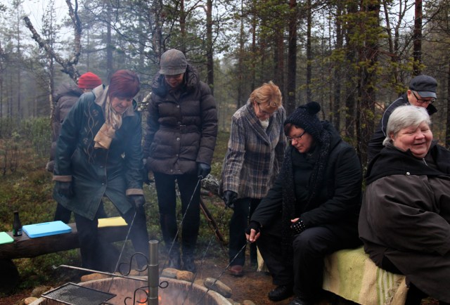 Jokainen valmisti lounaansa itse